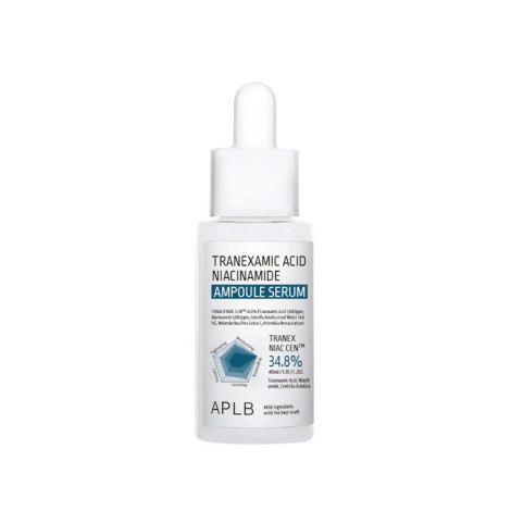 APLB Tranexamic Acid Niacinamide Ampoule Serum 40ml brightening and hydrating Korean skincare serum
